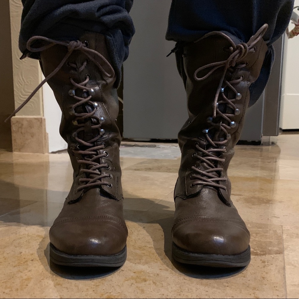 MADDEN GIRL COMBAT BOOTS